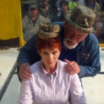 With Snakeman Jackie Bibby