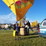 Almost got away. (Actually it's tethered to the vehicle).