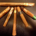 My first selection of cigars using Scarf-Ace's NET crock-pot extraction method...