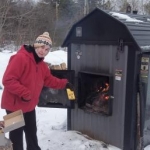 Wife burning the 'Stash'