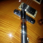Poldiac #358 - Polished Caps and Button. Polished Body Tube. Polished Slotted Brass Shirt - Brushed SS Pants (18350 Mode)