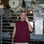 Vaping on the USS Drum, in Mobile, AL.