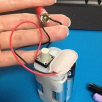 closeup of soldering job