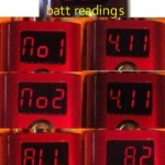 Spitfire V meter
monitors both batteries