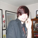 Was baking a cake with my friend and she whipped out her camera and caught me in the face with the flash.