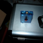 5vt mod transparent blue runs on 2 14500 batterys $30