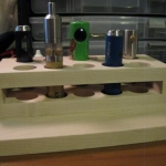 10 Mod holes and room for drip tip holes.