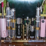 Some of My Mods & Accessories...
BEAUTIFUL, Pink, Black & Clear, Beaded Glass Lanyard on Pink E-Cig Bag. A Gift From and MADE By My Good Friend, KEYZY GIRL!!! THANK YOU!!!