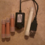NJoy RN4081 with refilled cartos- my emergency backup)