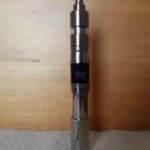Kir Fanis Telescoping Stainless Tube Evic with Kayfun Lite in 18650 Mode.