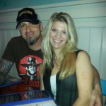 My lovely wife and I: Aug 2013