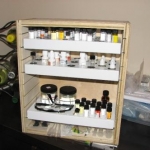 Mixing Supply Rack