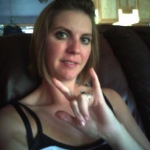 Me on the sofa