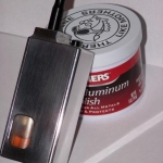 Before Rebrush:  Front side, right angle