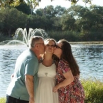 My husband, daughter and myself