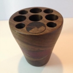 Waxy's Modblok Piston Series-Walnut/Purple Heart for Moon Mountain Vapor.