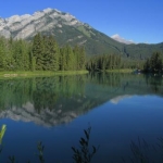 The Bow River. Banff Alberta, Canada