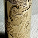 Front Close Up - notice the deep spinal cord engraving, that's where the Clay will be implmented.