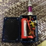 Inside of the box MOD - case can easily open for access with the installed neodym magnets