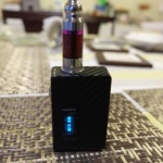 I vale no more than 12 Watts with this atomizer - here is the front view - DNA20 MOD with Innokin Iclear30S atomizer with ECblend Dragon Tear (Creamy Strawberry)
