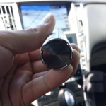 Brushed black rhodium plating by JS Plating.