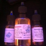 10ml 50/50 18mg Tobacco E Juice
30ml 40/60 24mg Iced Strawberry 
10ml 50/50 24mg Glazed E Juice