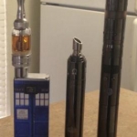 Tardis MVP, chrome black Neme with Omega, chrome black VAMO V5 with Kayfun
