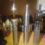 From Left;
Innokin VV/VW V3 with Aspire Nautilus
Nemesis Clone with Kayfun lite, (used by tomsas' wife)
Nemesis Clone with Kayfun (tomsas')