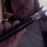My new Joytech eVic Supreme with my 510 U-DCTank with an extended drip tip