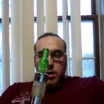 Green skull drip tip from FluidVapor.com