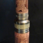 Dragon Wood Mod & matching Tank. Holds a 18650 only.
