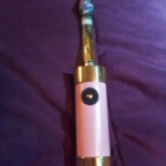 pink mini saber touch(limited edition breast cancer awareness) with mystery glow in the dark drip tip