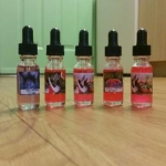Some bottles of delicious juice