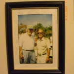 My stepfather and Cousteau's son Jean-Michel Cousteau 
He ferried him around giving him tour of area... in the Florida keys years ago...