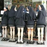 Nuns with legs