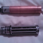 Innokin iTaste MX-Z with Aris drip tip and VLS Ragnarok full copper with Mutation X V2