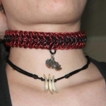 interweave chainmail with a pewter bat
