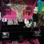 shany cosmetic case,  works great for organizing ecig stuff