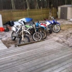 Getting ready to ride