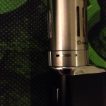 Joyetech Delta II air hole setting for mouth inhale at 15w and 1.7ohm coil.