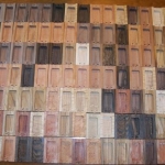 Mini Woodvils ready to be hand shaped by redeyedancer, The Mod Master. Included to show the amazing selection of woods. There is no finish on woods.