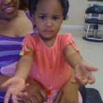 daughter and grandbaby