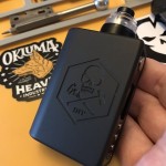 21700 Delrin squonk enclosure after being glass bead-blasted