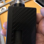 21700 Delrin squonk enclosure after being glass bead-blasted