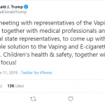 President Trump Meeting Tweet