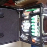 Bottles and Tool's Carry Case