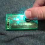 The light actually turned out to fill the case nicely without being overly bright outside on the green.