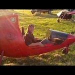 Me after doing taxi testing on my plane.
