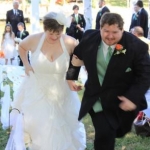 Me and my hubby during our big exit 6/18/2011!