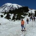 Mt. Rainer and yep, it was warm out